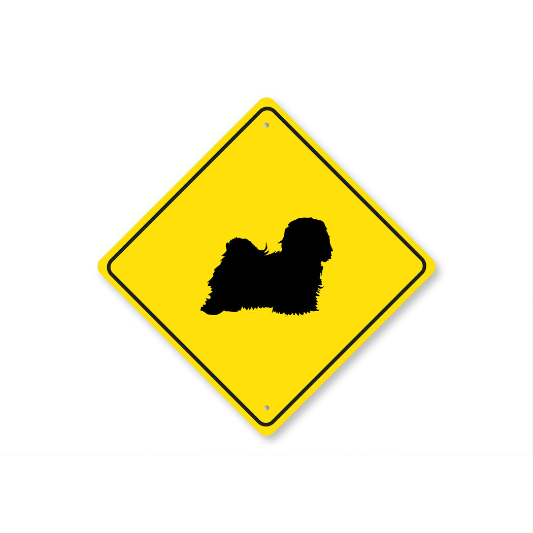 Dog Crossing Diamond Sign - Names Starting with "H, I, J and K"