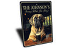 English Mastiff Custom Serving What You Bring Sign