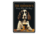 English Springer Spaniel Serving What You Bring Sign