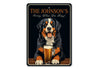 Bernese Mountain Dog Custom Serving What You Bring Sign