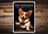 Pembroke Welsh Corgi Custom Serving What You Bring Sign