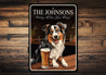 Australian Shepherd Custom Serving What You Bring Sign