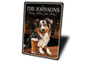 Australian Shepherd Custom Serving What You Bring Sign