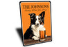 Border Collie Custom Serving What You Bring Sign