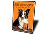Border Collie Custom Serving What You Bring Sign