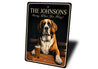 Saint Bernard Custom Serving What You Bring Sign