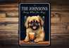 Pekingese Dog Custom Serving What You Bring Sign