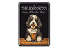 Tibetan Terrier Dog Custom Serving What You Bring Sign