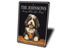 Tibetan Terrier Dog Custom Serving What You Bring Sign