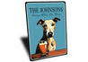 Whippet Dog Custom Serving What You Bring Sign