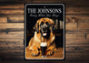 Leonberger Dog Custom Serving What You Bring Sign