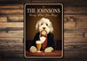 Sheep Dog Custom Serving What You Bring Sign