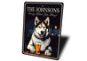 Siberian Husky Custom Serving What You Bring Sign