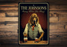Bloodhound Custom Serving What You Bring Sign