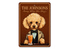 Toy Poodle Custom Serving What You Bring Sign