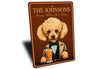 Toy Poodle Custom Serving What You Bring Sign