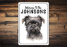 Affenpinscher Welcome To Personalized Sign
