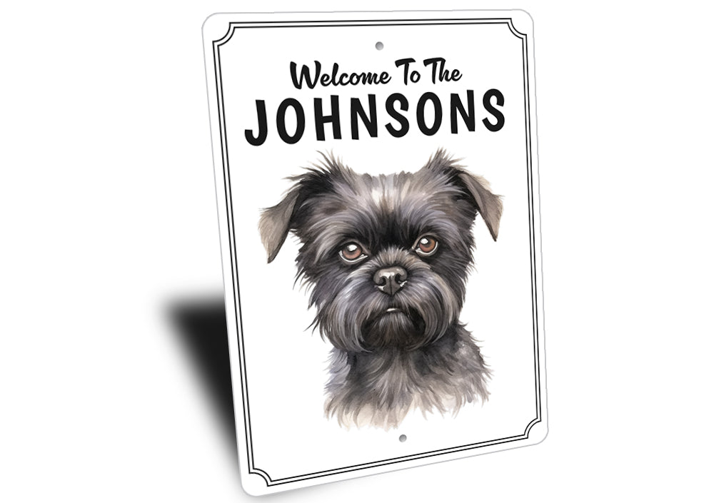 Affenpinscher Welcome To Personalized Sign