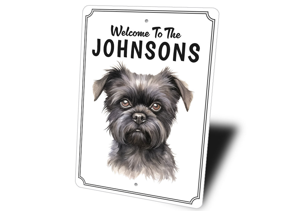 Affenpinscher Welcome To Personalized Sign