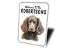 American Water Spaniel Welcome To Personalized Sign