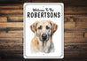 Anatolian Shepherd Dog Welcome To Personalized Sign