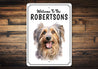 Australian Silky Terrier Welcome To Personalized Sign