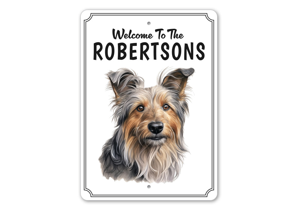 Australian Terrier Welcome To Personalized Sign