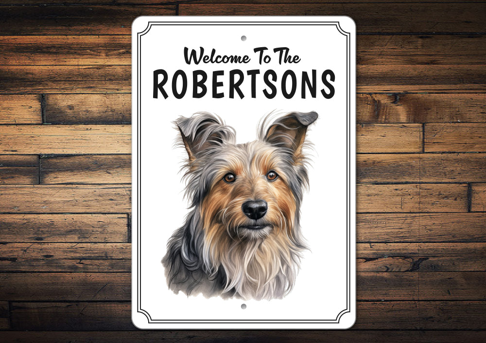 Australian Terrier Welcome To Personalized Sign