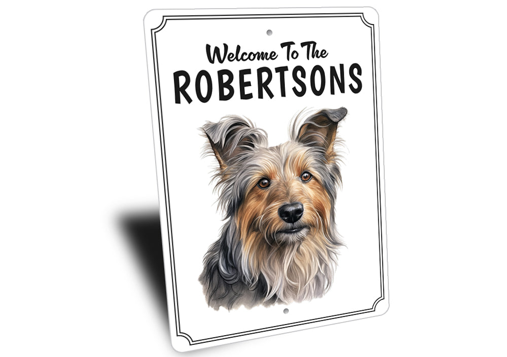 Australian Terrier Welcome To Personalized Sign