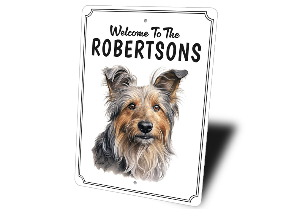 Australian Terrier Welcome To Personalized Sign