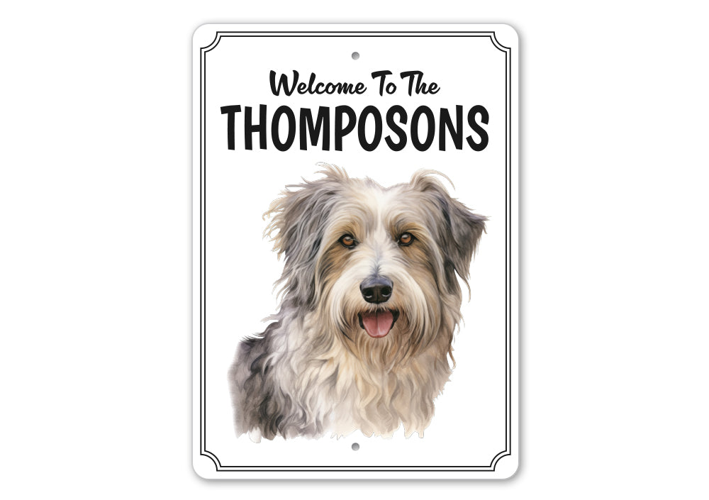 Catalan Sheepdog Welcome To Personalized Sign