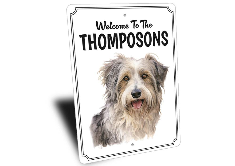 Catalan Sheepdog Welcome To Personalized Sign