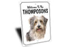 Catalan Sheepdog Welcome To Personalized Sign