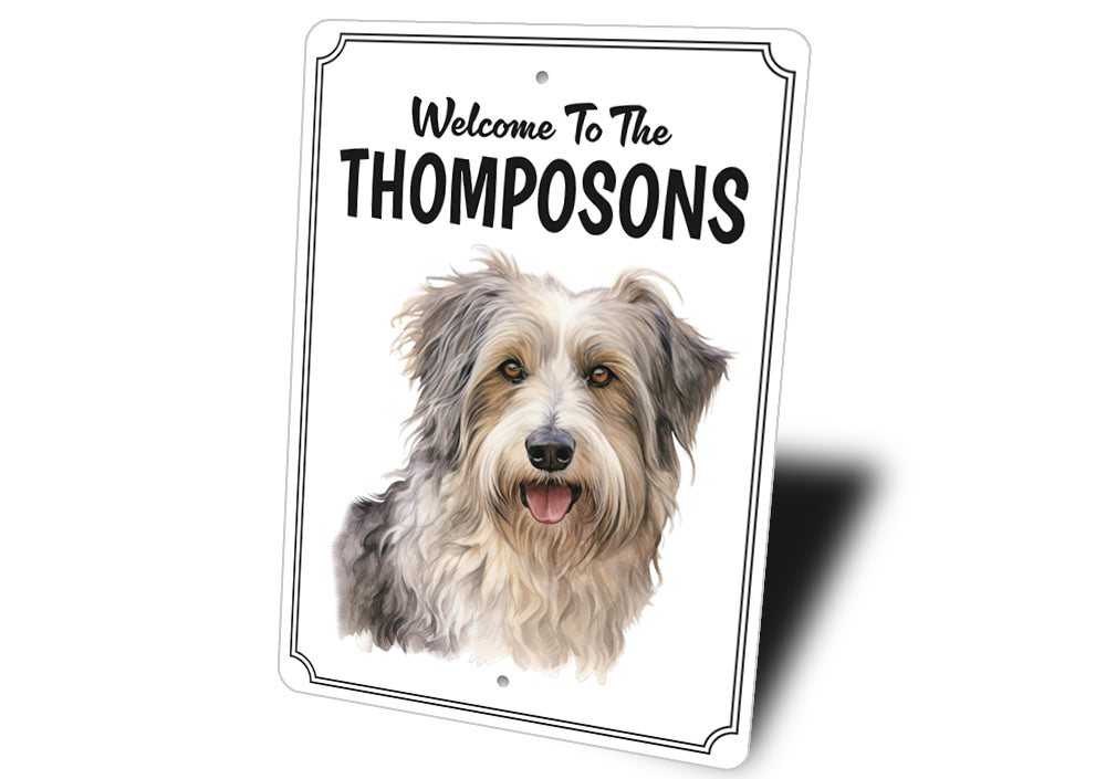 Catalan Sheepdog Welcome To Personalized Sign