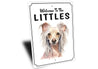 Chinese Crested Welcome To Personalized Sign