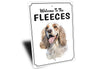 Cocker Spaniel Welcome To Personalized Sign