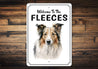 Collie Welcome To Personalized Sign