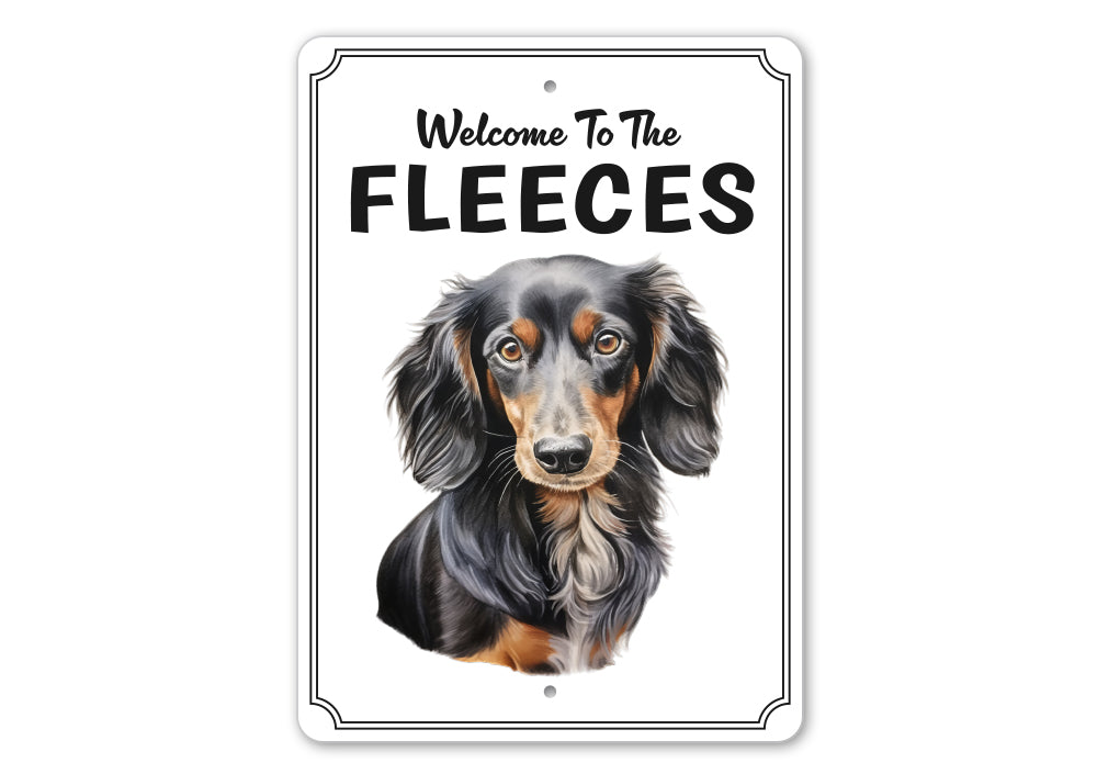 Dachshund Welcome To Personalized Sign