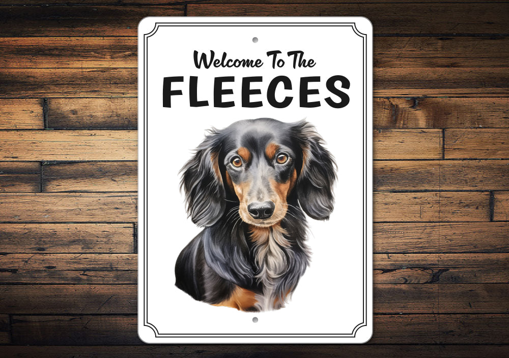 Dachshund Welcome To Personalized Sign
