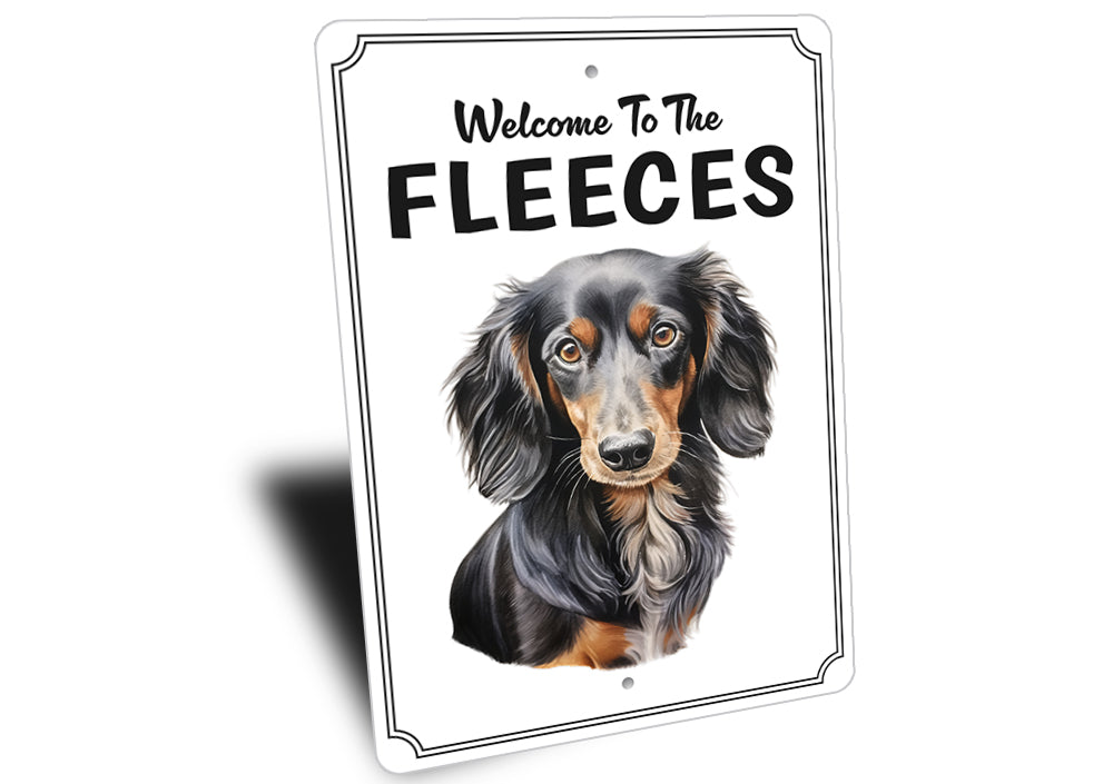 Dachshund Welcome To Personalized Sign