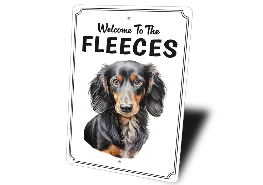 Dachshund Welcome To Personalized Sign