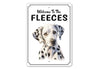 Dalmatian Welcome To Personalized Sign