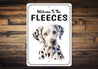 Dalmatian Welcome To Personalized Sign