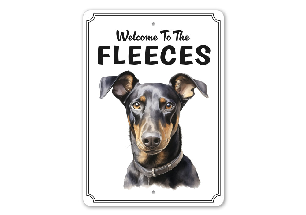 Doberman Pinscher Welcome To Personalized Sign