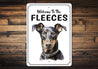 Doberman Pinscher Welcome To Personalized Sign
