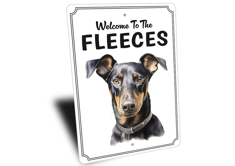 Doberman Pinscher Welcome To Personalized Sign