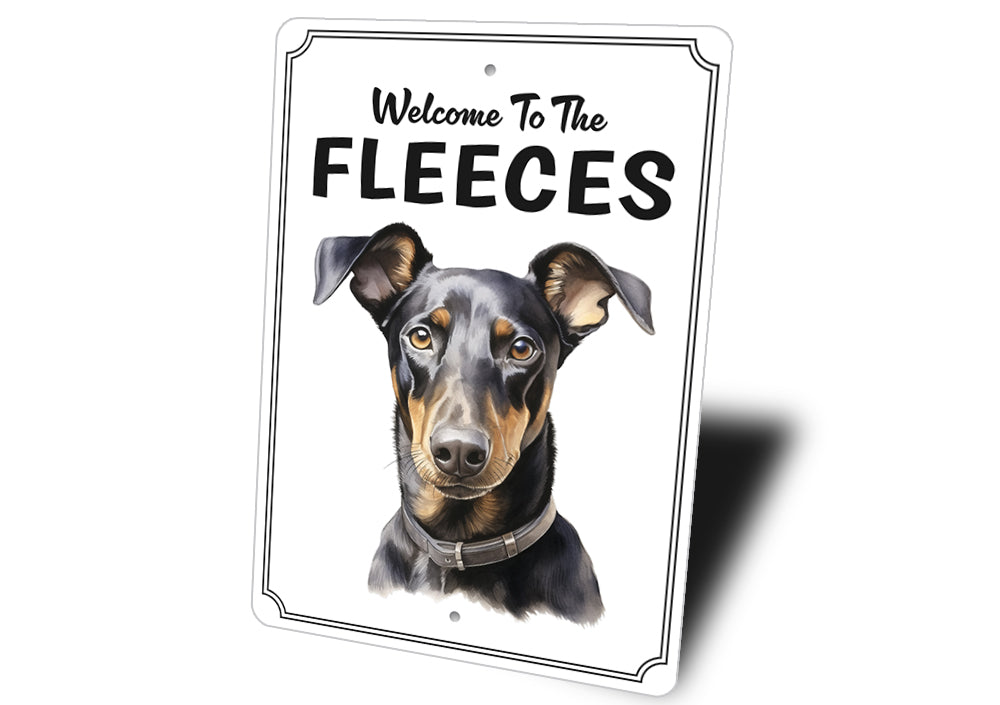Doberman Pinscher Welcome To Personalized Sign