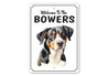 Entlebucher Mountain Dog Welcome To Custom Sign