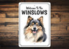 Finnish Lapphund Welcome To Personalized Sign