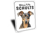 German Pinscher Welcome To Personalized Sign